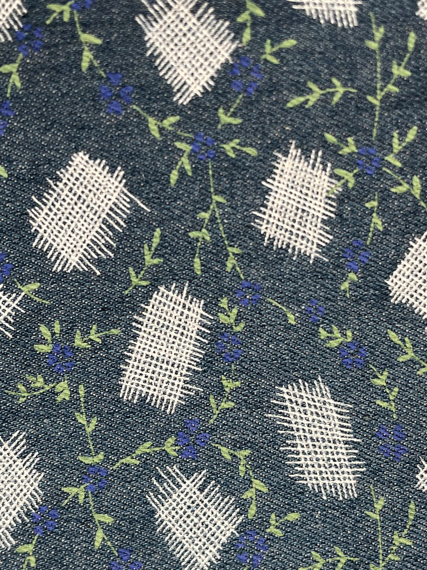 Navy Blue flower and patch (Pretty Patches)