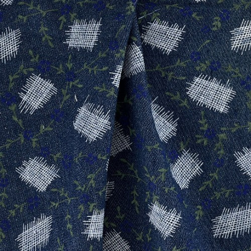 Navy Blue flower and patch (Pretty Patches)