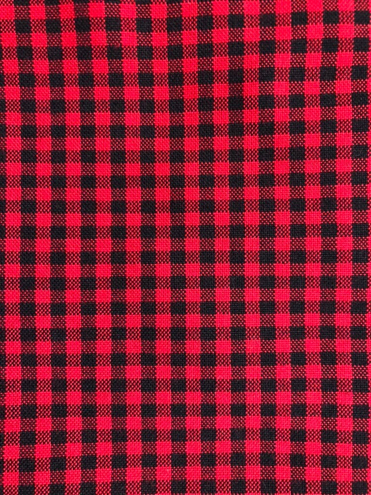 Navy Blue or Red Check