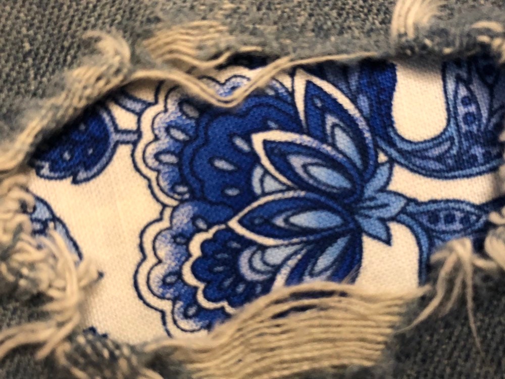 Peacocks in Blue