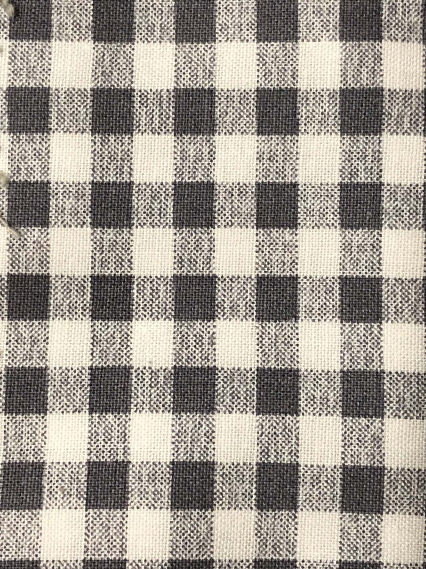Grey and White Gingham Check
