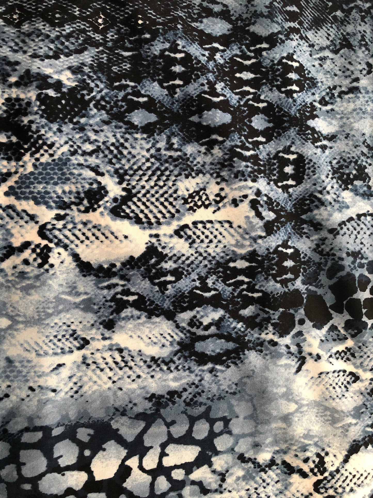 Blue Snake Skin STRETCH