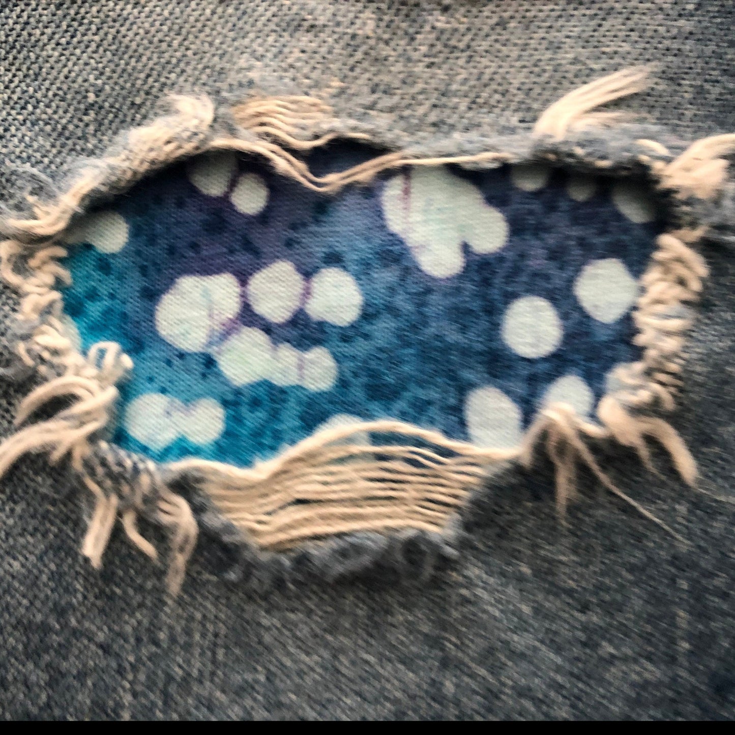 Abstract Sunflower STRETCH PATCH