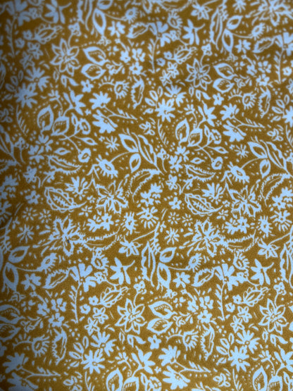 Antique Floral in Gold | STRETCH