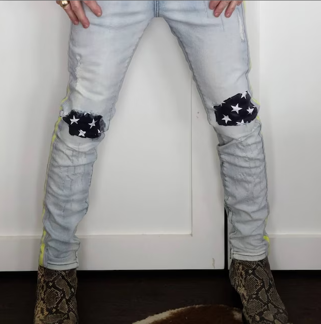 White Stars on Navy (Pretty Patches)
