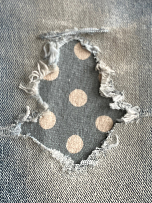 Light Blue Polka Dot (Pretty Patches)