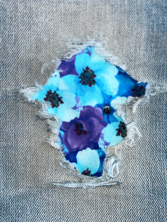 Beautiful Blue and Purple Floral