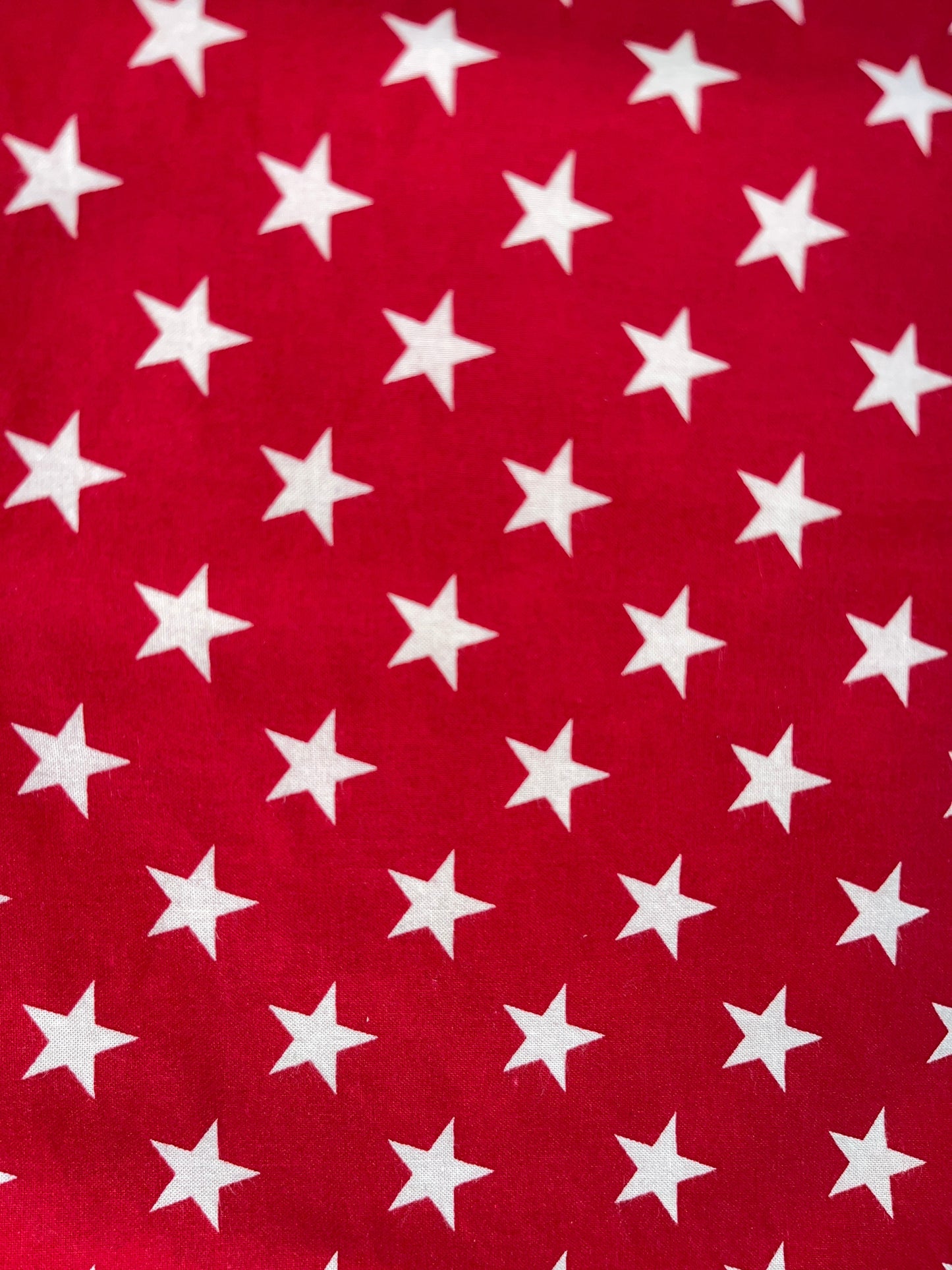 White Stars on Red