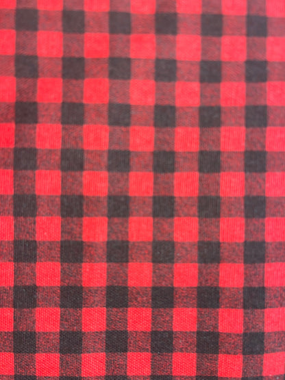 Red and Black Check