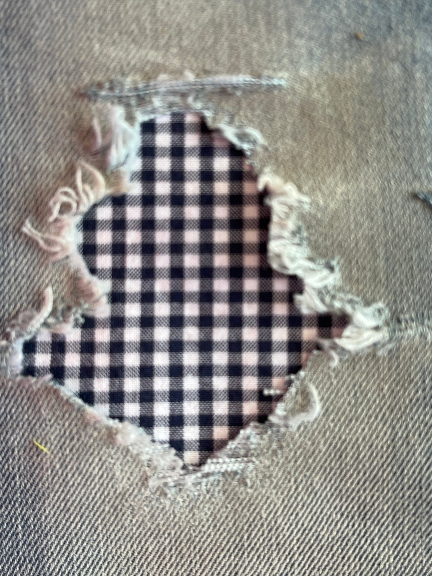 Navy Blue Gingham Check