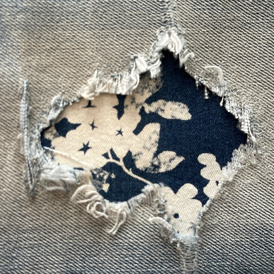 Faded Floral Denim (Pretty Patches)