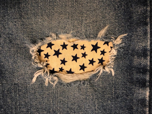 Navy Blue Stars