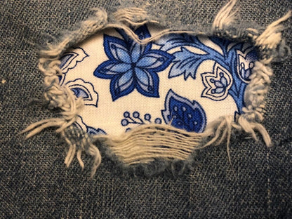Peacocks in Blue