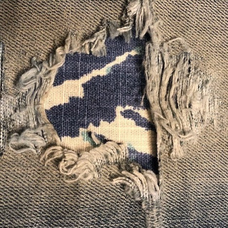 Abstract Blue Stripes (Pretty Patches)