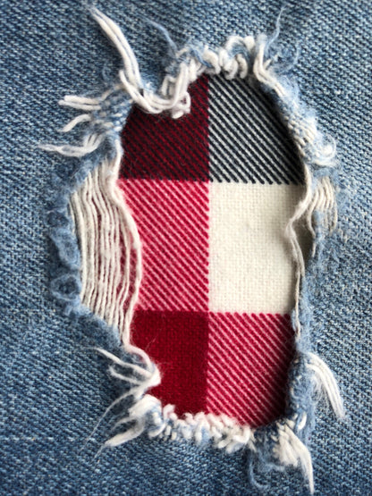 Red, White & Black Plaid
