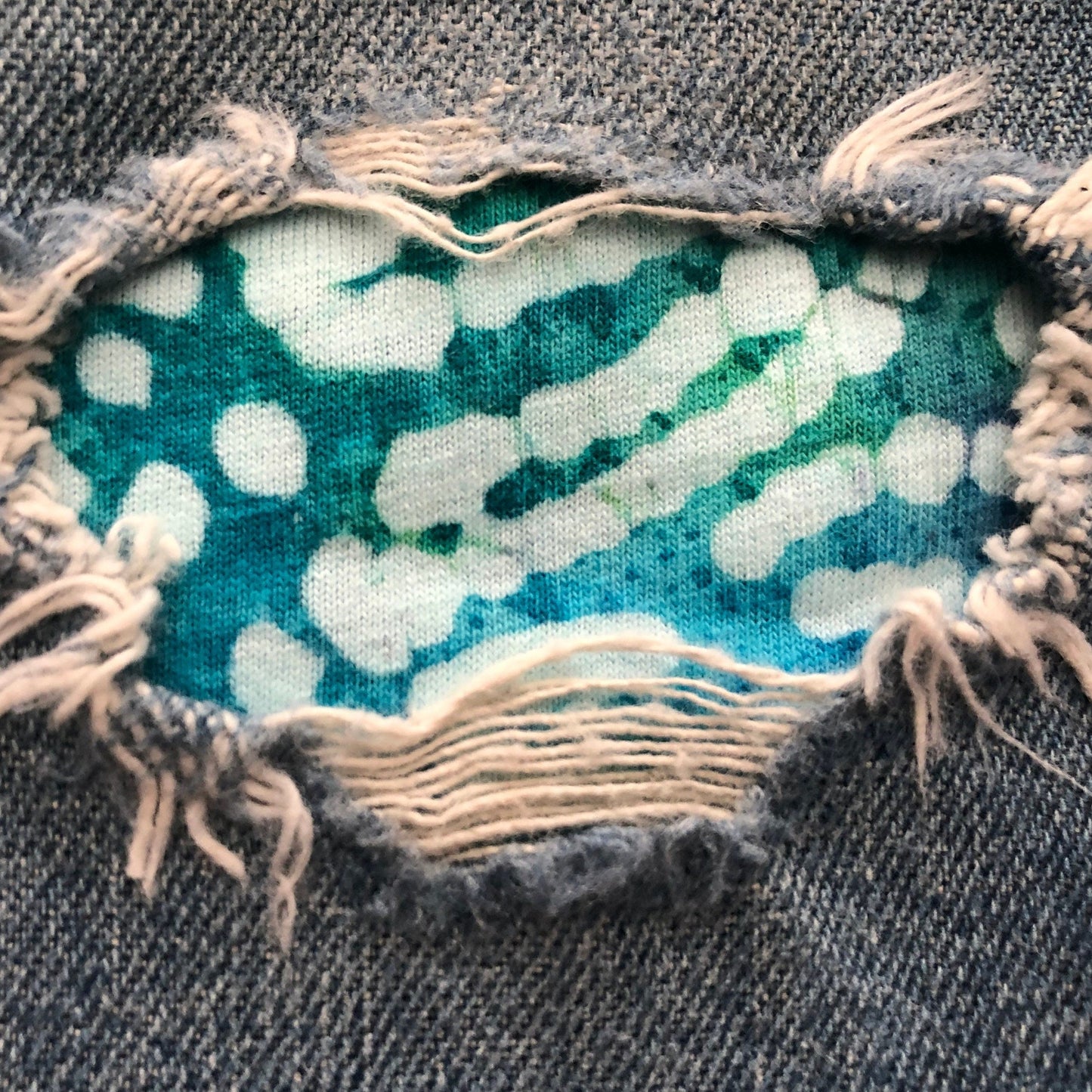 Abstract Sunflower STRETCH PATCH